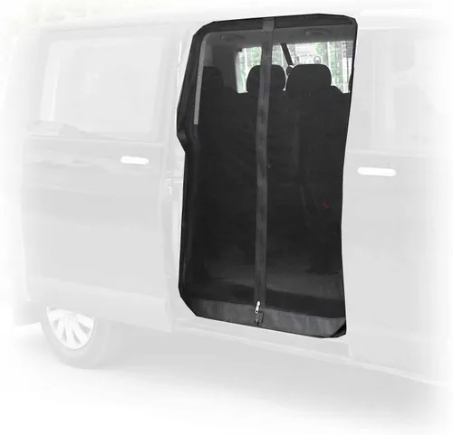Vista 10 de OMAC Mosquitera magnética para Mercedes-Benz Sprinter 2006 a 2018, negro (puerta de granero)