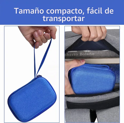 Vista 6 de Estuche resistente impermeable para cámara digital Kodak PIXPRO WPZ2, azul, protección para cámara de video impermeable