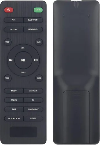 Vista 6 de Allimity Nuevo control remoto de repuesto compatible con el sistema de barra de sonido Pheanoo D5 D6