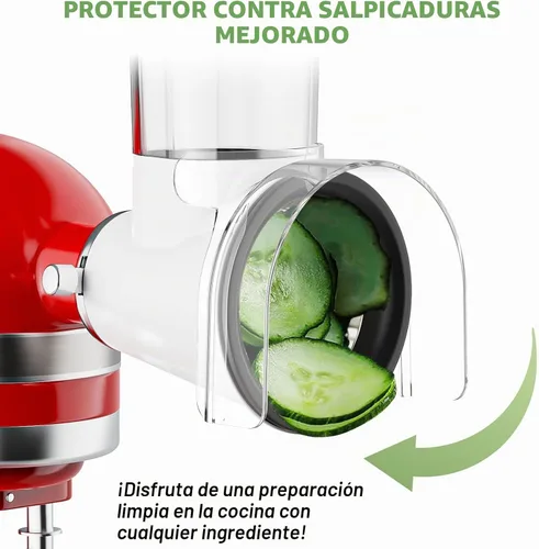Vista 3 de COFUN - Rallador de queso para KitchenAid, rallador de queso grande