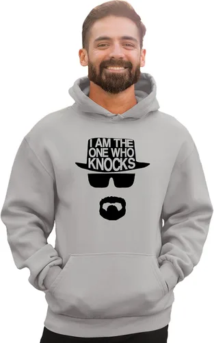 Vista 2 de Go All Out Sudadera con capucha "I Am The One Who Knocks" para hombre y mujer