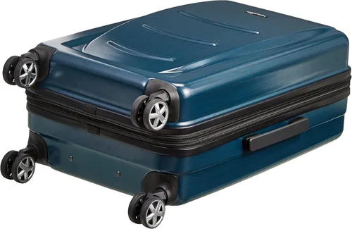 Vista 5 de Tienda Basics Maleta giratoria rígida con ruedas, Azul marino, 26.7 pulgadas