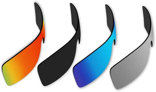 Vista 3 de ACOMPATIBLE 4 pares de lentes polarizadas de repuesto para gafas de sol Oakley Batwolf Pack P1