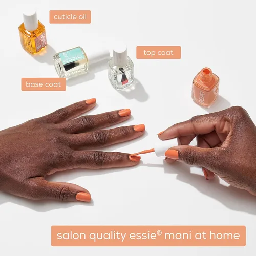 Vista 5 de Essie - Esmalte de uñas, edición limitada, colección San Valentín 2022, esmalte de uñas blanco con acabado brillante, fórmula vegana libre de 8