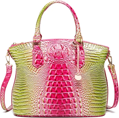 Vista 20 de Makcr Joacbv Bolso Satchel para Mujer Bolso Bandolera Largo Elegante Bolso Tote Asa Superior Cuero Vegano Bolsos de Mano para Damas Patrón en Relieve
