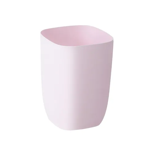 Vista 11 de Cubo de Basura para Baño, Cubo de Basura Rectangular de Plástico con Soporte para Forro de Basura para Dormitorio, Sala de Estar, Pequeña Cesta