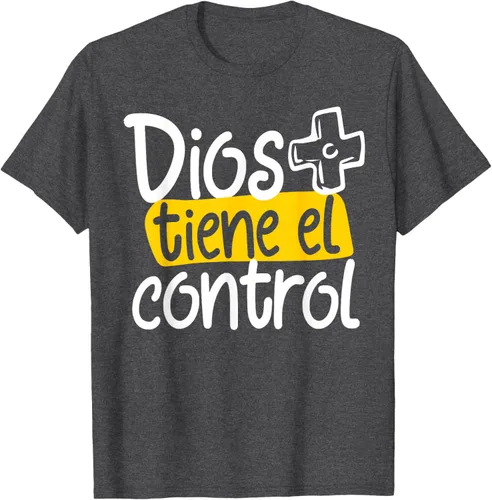 Vista 27 de Regalo Cristiano En Español Christian Spanish Dios Tiene Con Camiseta, Negro