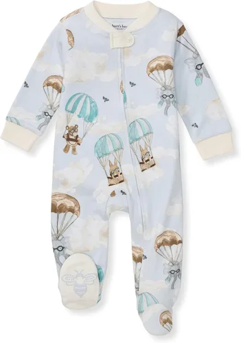 Vista 177 de Burt's Bees Baby - Pijama de una pieza para bebé, mameluco para dormir y jugar, algodón 100% orgánico, cremallera frontal