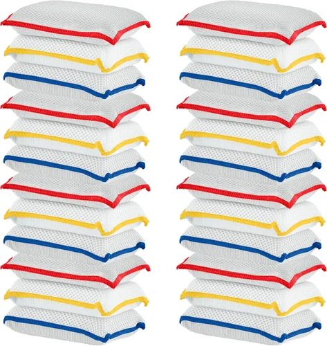 Vista 11 de Esponjas de microfibra para platos, esponja antiarañazos, limpieza doméstica resistente, suministros de limpieza multiusos para lavar platos