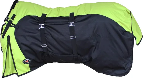 Vista 6 de CHALLENGER Manta de invierno de 60 pulgadas 1200D Horse Turnout impermeable de peso pesado 5EE20BG