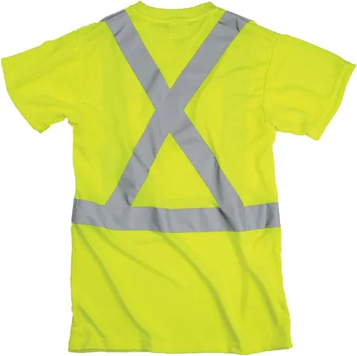 Vista 2 de J. J. Keller SAFEGEAR Hi-Vis Camiseta - Tipo R Clase 2, cumple con CSA Z96-15