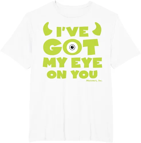 Vista 12 de Disney Pixar Monsters Inc Mike Wazowski Eye On You - Camiseta, Negro, S