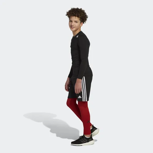 Vista 5 de adidas Pantalones cortos clásicos de 3 rayas para niño, Negro