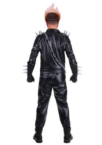 Vista 2 de Disfraz Deluxe para Hombre de Ghost Rider de Marvel Multicolor