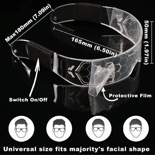 Vista 2 de Luminous Glasses Multi-colored in One LED Glasses