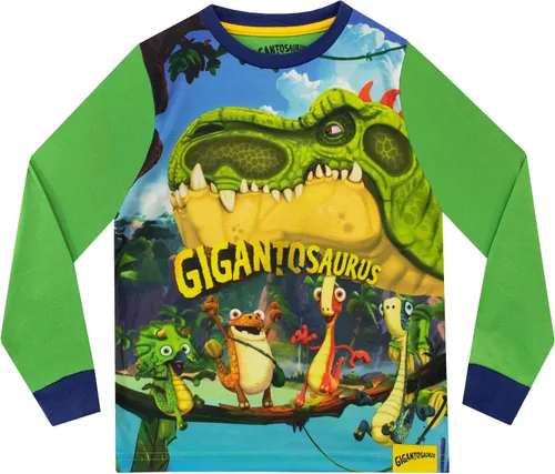 Vista 2 de Gigantosaurus Pijama de dinosaurio multicolor para niños