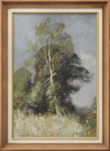Vista 38 de SIGNWIN Arte de marco de alta calidad, elegante, vintage, ilustraciones de dibujo de árbol, arte fino, arte tradicional icónico para sala de estar