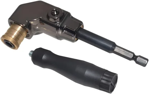 Vista 2 de Accesorio de taladro de ángulo recto, cuerpo de metal Adaptador