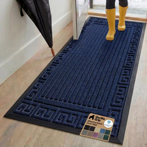 Vista 33 de Gorilla Grip - Tapete WeatherMax todo terreno 100% impermeable, caucho natural, resistente a manchas y decoloración, interior y exterior, fácil