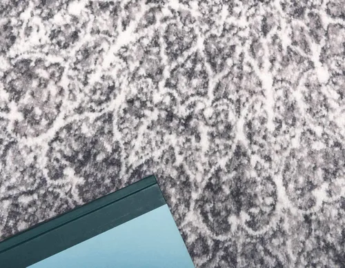 Vista 69 de Sofia, alfombra clásica de diseño abstracto, Polipropileno, Gris oscuro Gris/gris (Dark Gray/Gray)