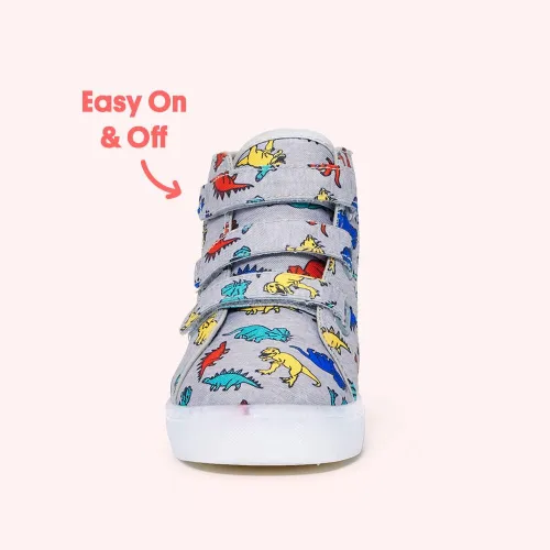 Vista 2 de FabKids Unisex High Top Sneaker - (Toddler, Little Kid, Big Kid)