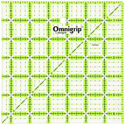 Vista 3 de Omnigrid Omnigrip - Regla cuadrada de 10 pulgadas, ninguna