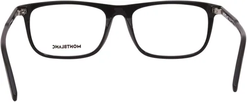 Vista 4 de Lentes Montblanc MB 0012 O- 005 Negro Negro Transparente Negro 5618145