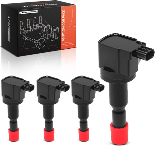 Vista 9 de A-Premium Paquete de bobinas de encendido del motor compatible con Honda Fit 2007-2008 I4 1.5L