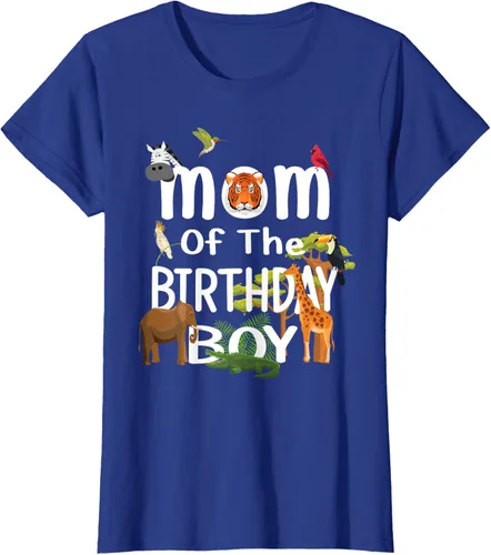 Vista 57 de Camiseta de fiesta de animales con temática de zoológico para niño de cumpleaños, Negro