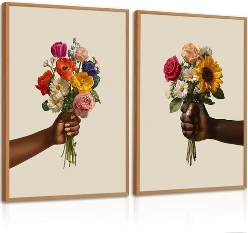 Vista 28 de Arte de pared de baño de gato, lienzo divertido para decoración de pared, imágenes de gato negro, impresiones lindas divertidas para baño, póster