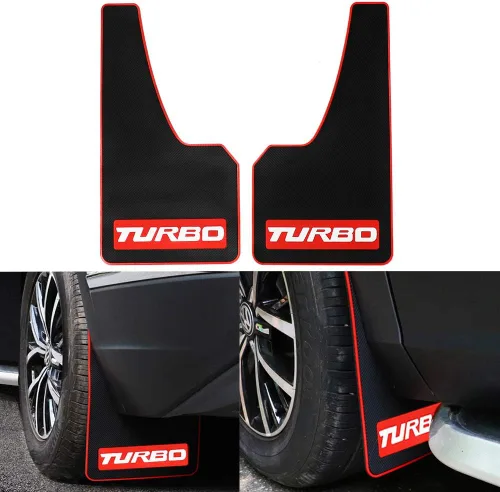 Vista 7 de Guardabarros de goma universal para coche, guardabarros de goma para deportes universales, guardabarros de barro para protección de salpicaduras