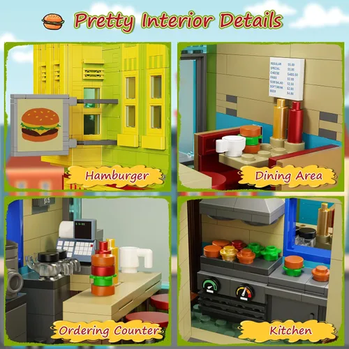 Vista 3 de The Bob's Belcher Family Happy Burgers House - Bloques de construcción