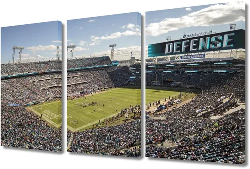 Vista 11 de Lincoln - Lienzo decorativo para pared, diseño de campo financiero de Filadelfia, paisaje de estadio de fútbol de Filadelfia, decoración de pared