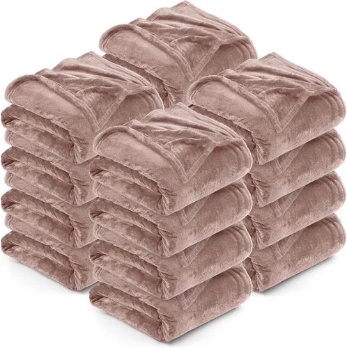 Vista 81 de Utopia Bedding - Manta de vellón de lujo, mullida, antiestática; manta de suave microfibra de 8.8 oz/yd² (300 g/m²) para sofá y cama; tamaño Gris