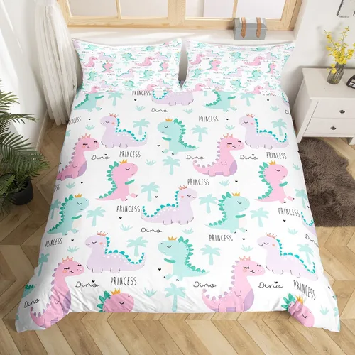 Vista 9 de Erosebridal Juego de ropa de cama para niños de construcción tamaño individual para niños, cubierta de edredón para camiones excavadoras, juego