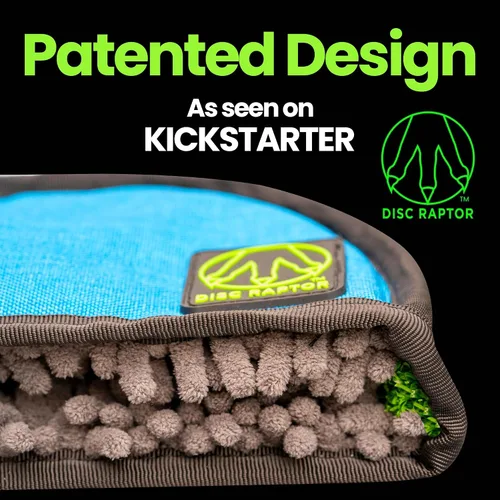 Vista 9 de La herramienta de limpieza original de Disc Golf con microfibra y césped Accesorios y equipos de toallas de golf Flying Disc Diseño patentado