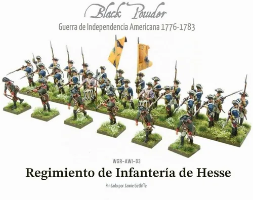 Vista 2 de Warlord Games Polvo negro: conjunto de regimiento de Hessian