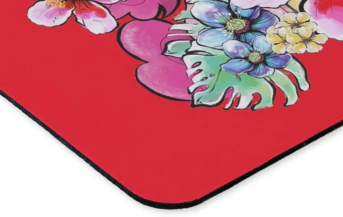 Vista 5 de CafePress My Little Pony Flowers - Alfombrilla de mouse de goma antideslizante