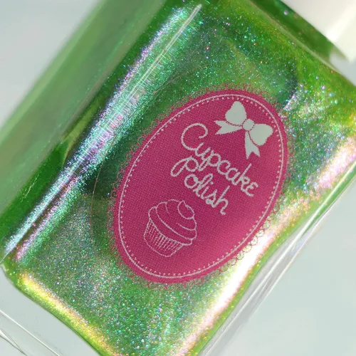 Vista 9 de Eldhraun - Esmalte de uñas verde guisante que cambia de esmalte de uñas por Cupcake Polish
