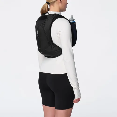 Vista 5 de Salomon Cross 4 Trail Running Pack, chaleco ligero de hidratación para correr de 4L