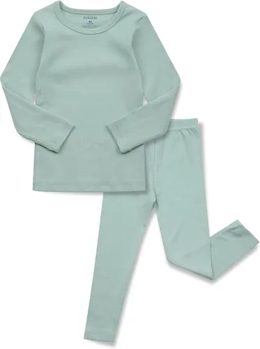 Vista 26 de AVAUMA - Pijama para niños y niñas de algodón básico para uso diario