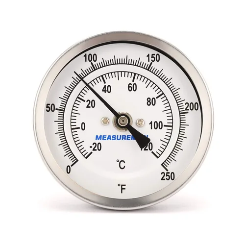 Vista 17 de MEASUREMAN Olla Completamente de Acero Inoxidable, Hervidor, Termómetro de Dial Bimetálico para Elaboración, Dial de 3 Pulgadas, Vástago de 2-1/2