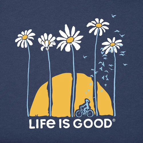 Vista 2 de Life is Good womens Towering Daisies Bike