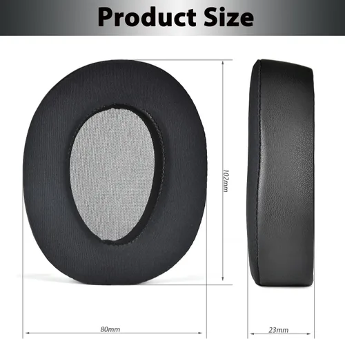 Vista 4 de WH-H900N Almohadillas de repuesto para los oídos, almohadillas de gel de enfriamiento mejoradas para auriculares Sony WH-H900N y MDR-100ABN