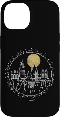 Vista 4 de Funda para iPhone 15 Pro Harry Potter Hogwarts Line Art