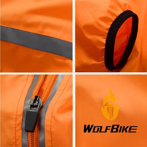 Vista 5 de Chaqueta de ciclismo, chaleco de jersey, chaqueta cortavientos, ropa deportiva al aire libre