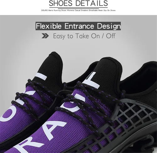 Vista 5 de DUORO Men Athletic Shoes Running Shoes Non Slip Blade Road Running Tennis Shoes Walking Sport Sneakers