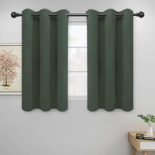 Vista 31 de Easy-Going - Cortinas opacas para dormitorio, aislamiento térmico sólido con ojales, cortinas de ventana para reducción de ruido, cortinas