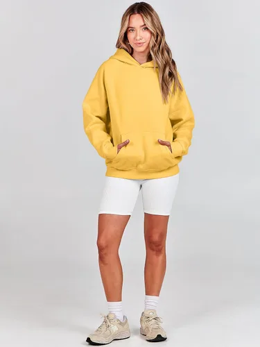 Vista 96 de ANRABESS - Sudaderas con capucha para mujer, sobre talla, de vellón de manga larga, modelo de 2024, para otoño