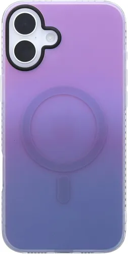 Vista 85 de Funda degradada para iPhone 14 Pro - Diseño multicolor degradado naranja y amarillo, resistente a los impactos y con imanes